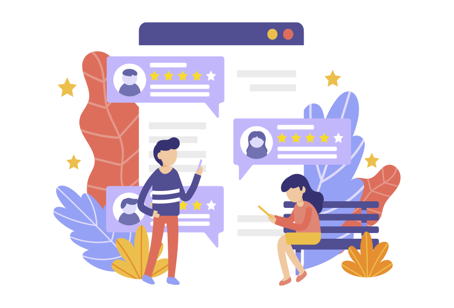Reviews Illustration